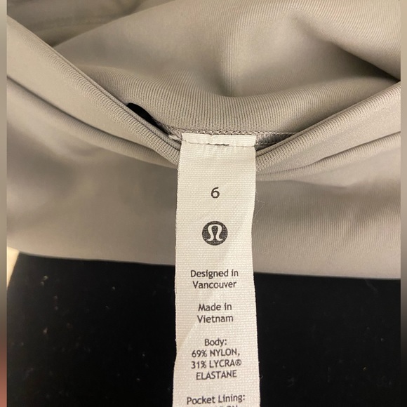 Lululemon Swift Speed High-Rise Tight 28” Gull Grey Size 6 - Picture 7 of 7